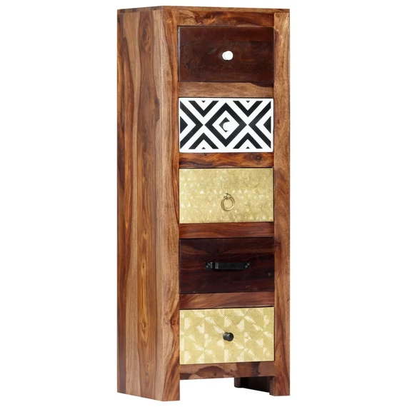 VidaXL tömör kelet-indiai rózsafa kisszekrény 40 x 30 x 110 cm