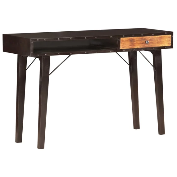 VidaXL tömör újrahasznosított fa tálalóasztal 118 x 35 x 76 cm