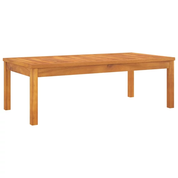 VidaXL tömör akácfa dohányzóasztal 100 x 50 x 33 cm