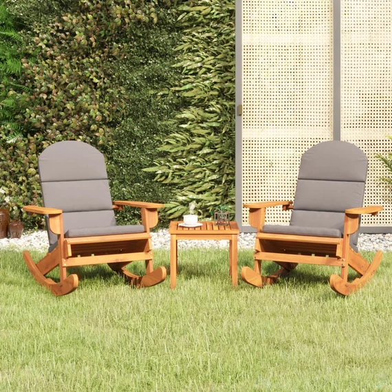 VidaXL 3 részes tömör akácfa kerti Adirondack ülőgarnitúra