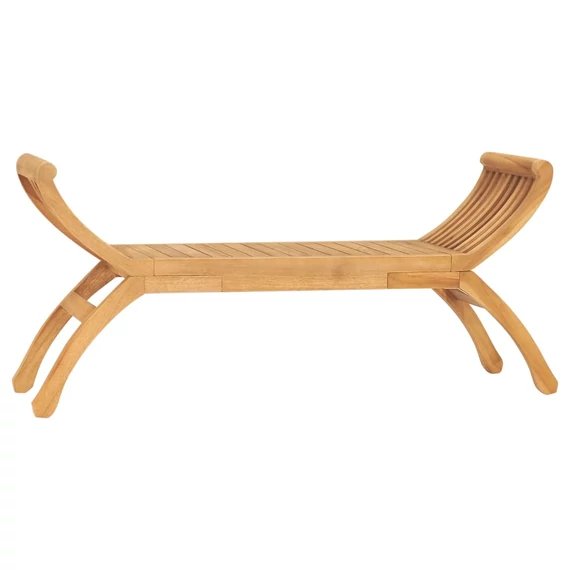 VidaXL tömör tíkfa kerti pad 126 cm