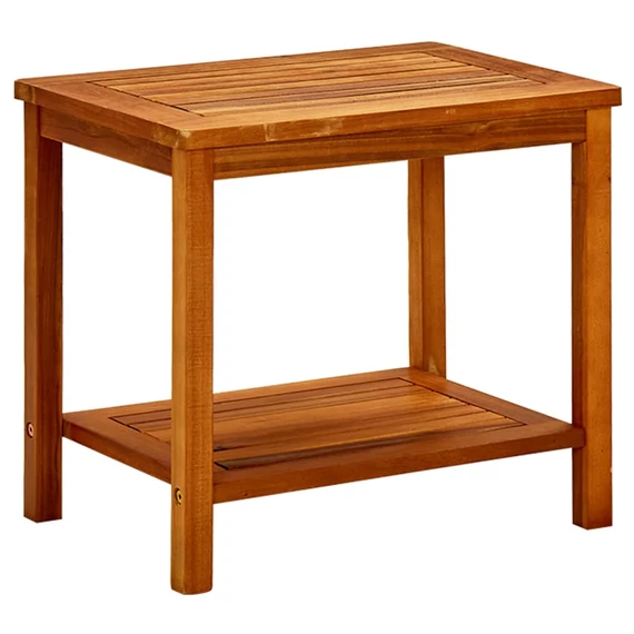 VidaXL tömör akácfa dohányzóasztal 50 x 35 x 45 cm