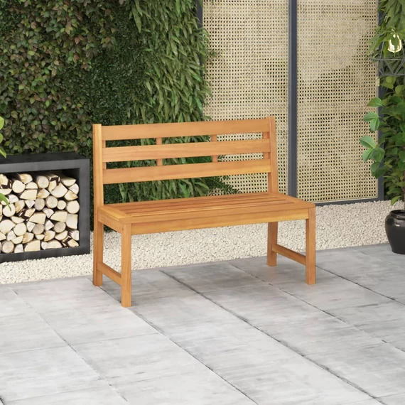 VidaXL tömör tíkfa kerti pad 114 cm