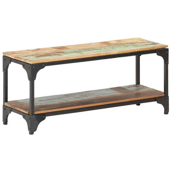 VidaXL tömör újrahasznosított fa dohányzóasztal 90 x 30 x 40 cm