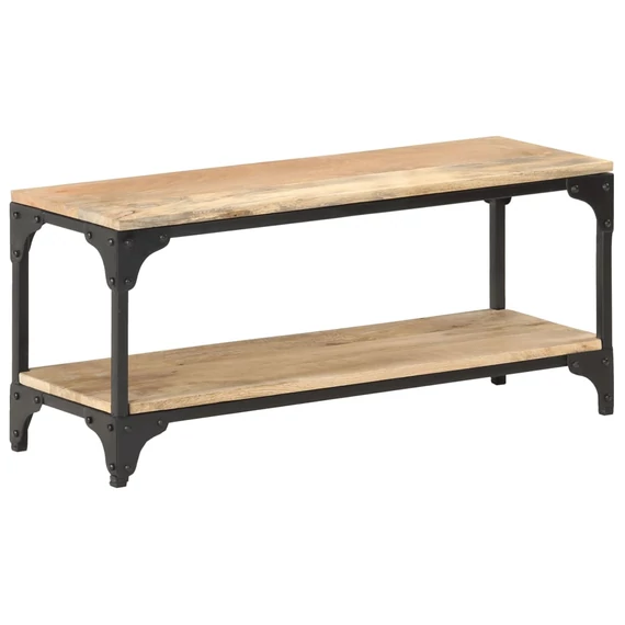 VidaXL tömör mangófa dohányzóasztal 90 x 30 x 40 cm