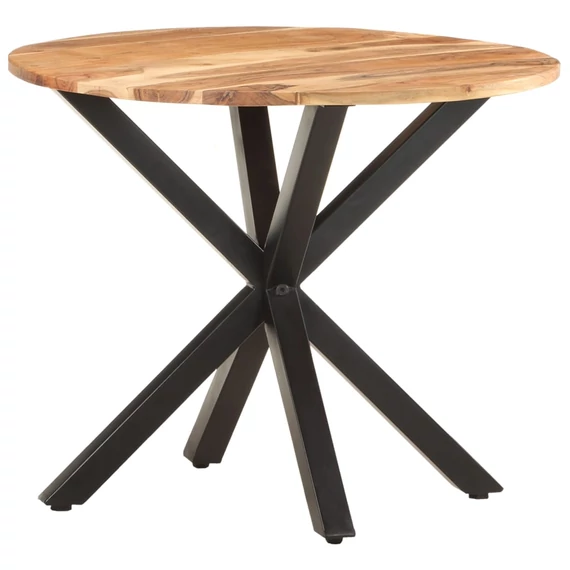 VidaXL tömör akácfa kisasztal 68 x 68 x 56 cm