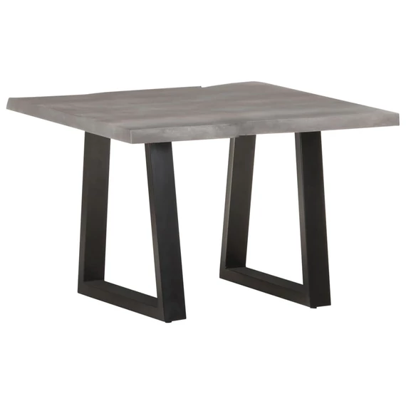 VidaXL tömör akácfa dohányzóasztal természetes szélekkel 60x60x40 cm