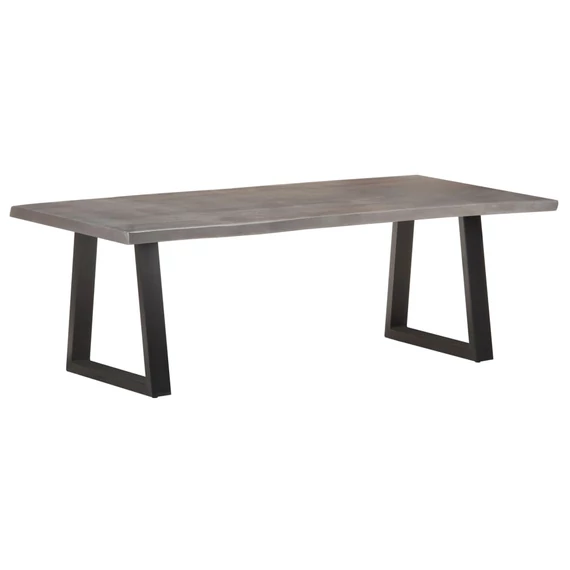 VidaXL tömör akácfa dohányzóasztal természetes szélekkel 115x60x40 cm