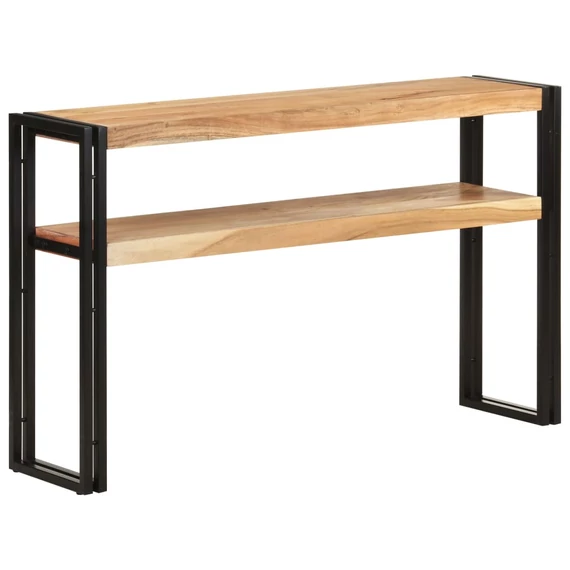 VidaXL tömör akácfa tálalóasztal 120 x 30 x 75 cm