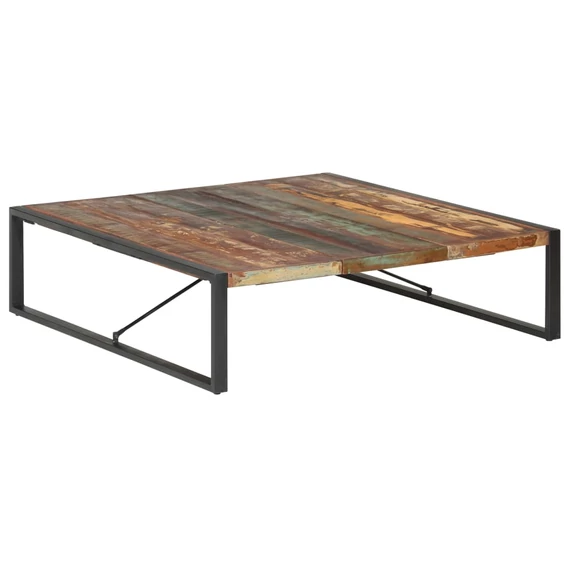 VidaXL tömör újrahasznosított fa dohányzóasztal 140 x 140 x 40 cm