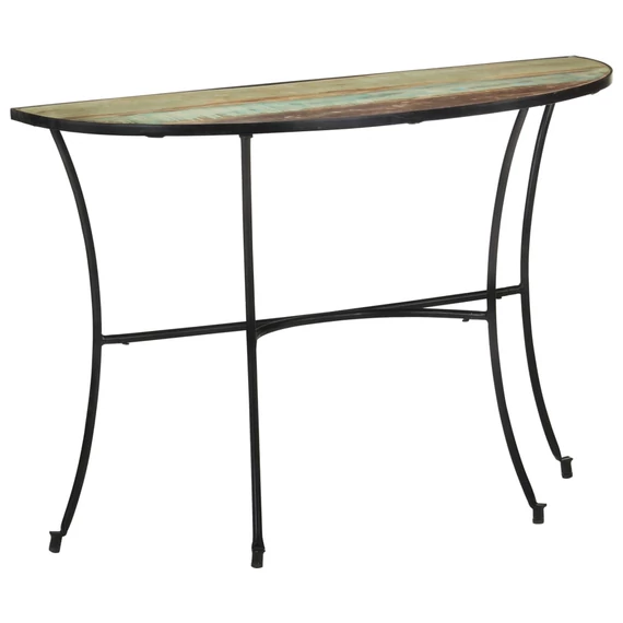 VidaXL tömör újrahasznosított fa kisasztal 110 x 40 x 77 cm 