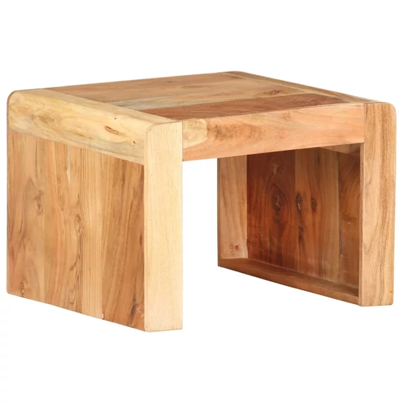 VidaXL tömör akácfa kisasztal 43 x 40 x 30 cm