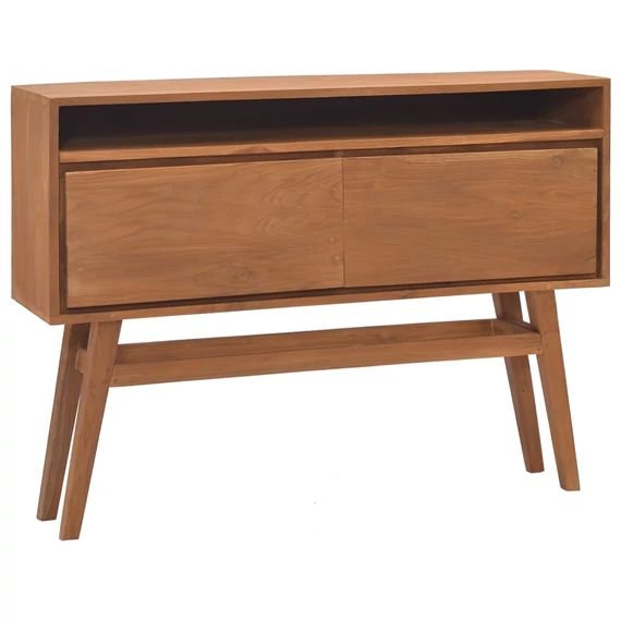VidaXL tömör tíkfa tálalóasztal 110 x 35 x 79 cm