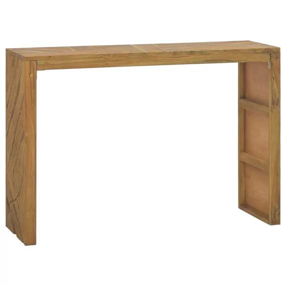 VidaXL tömör tíkfa tálalóasztal 110 x 35 x 75 cm