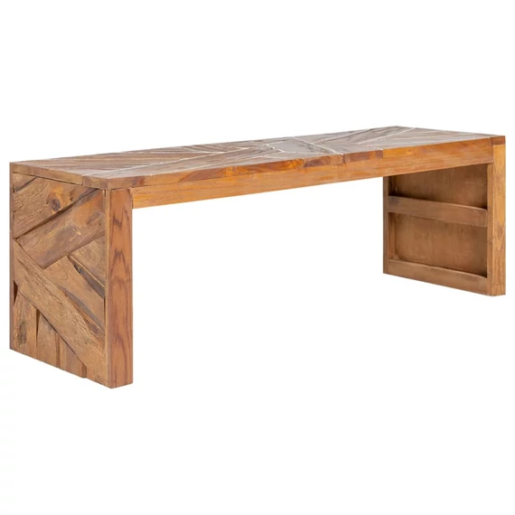 VidaXL tömör tíkfa TV-állvány 110 x 60 x 38 cm