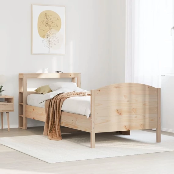 VidaXL tömör fenyőfa ágy matrac nélkül 90 x 200 cm