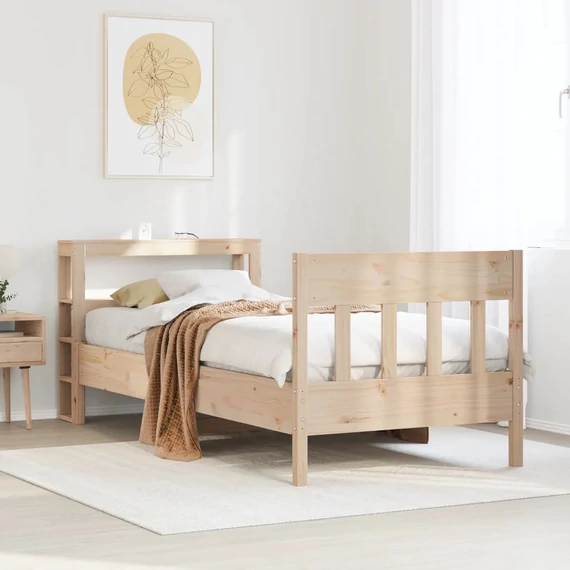 VidaXL tömör fenyőfa ágy matrac nélkül 90 x 200 cm