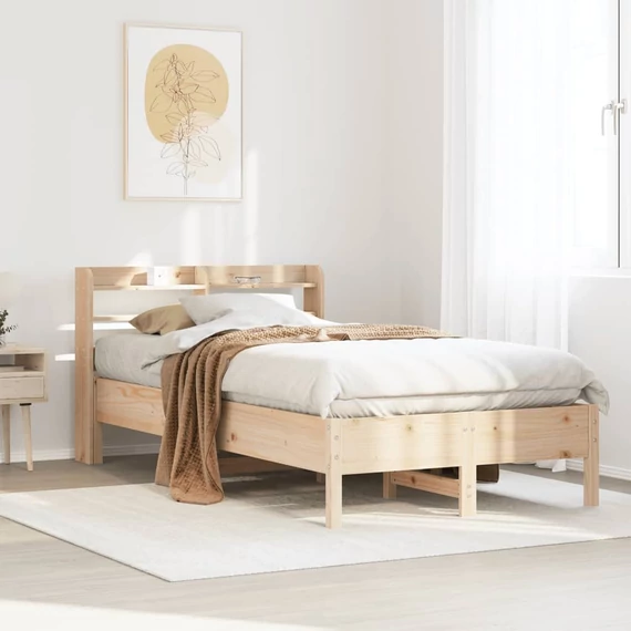 VidaXL tömör fenyőfa ágy matrac nélkül 90 x 200 cm