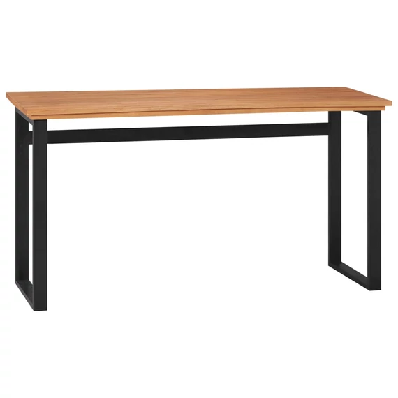 VidaXL tömör tíkfa íróasztal 120 x 45 x 75 cm 