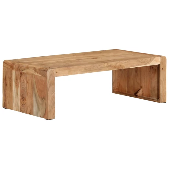 VidaXL tömör akácfa dohányzóasztal 110 x 55 x 35 cm