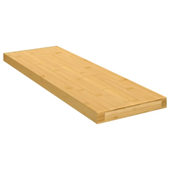VidaXL bambusz fali polc 60x20x2,5 cm