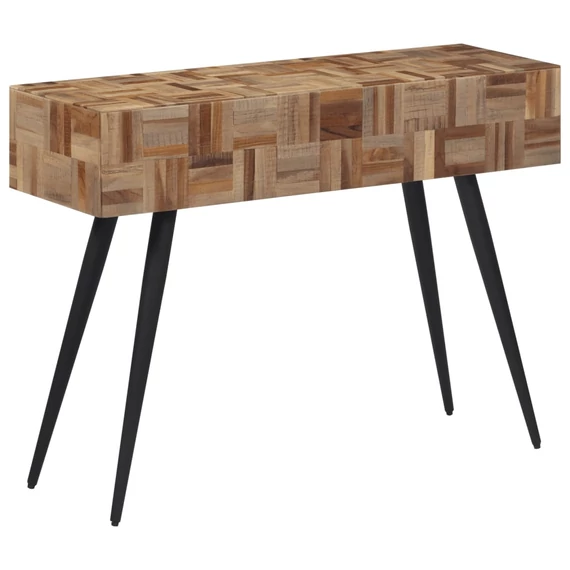 VidaXL tömör újrahasznosított tíkfa tálalóasztal 110 x 34 x 80 cm