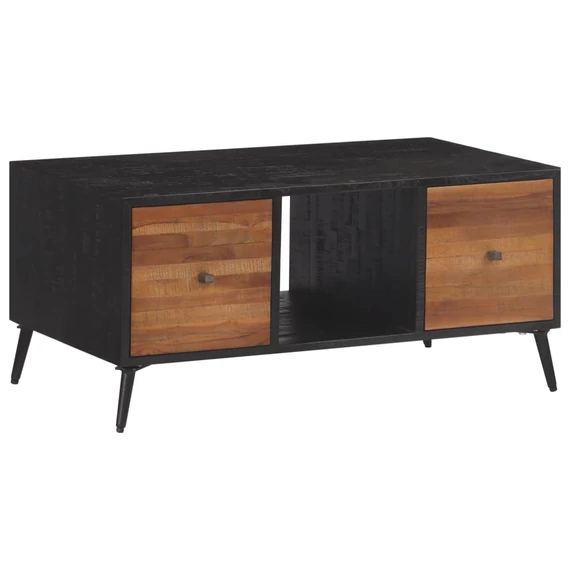 VidaXL tömör újrahasznosított tíkfa dohányzóasztal 90 x 50 x 41 cm