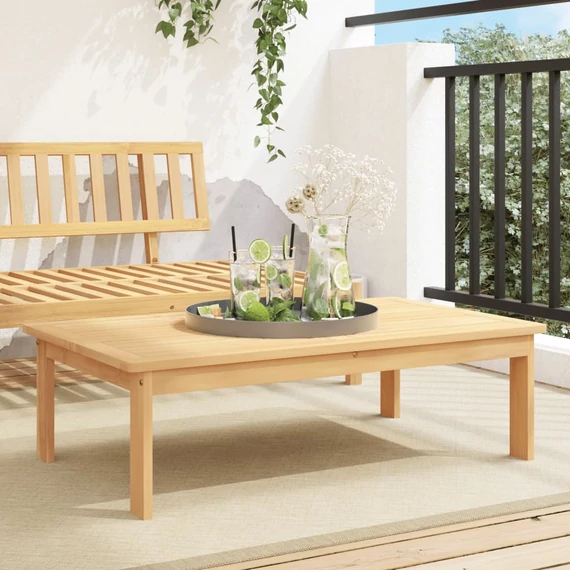 VidaXL tömör akácfa kerti asztal 100 x 60 x 30 cm