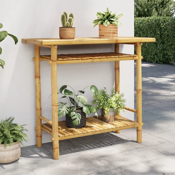 VidaXL bambusz konzolasztal 90 x 37 x 75 cm