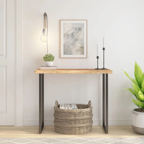 VidaXL tömör akácfa téglalap alakú asztallap 80 x 40 x 2,5 cm