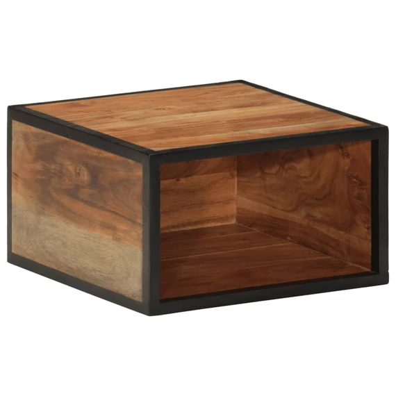 VidaXL tömör akácfa falra szerelhető éjjeliszekrény 35 x 35 x 20 cm