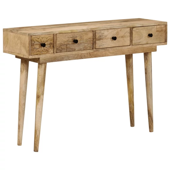 VidaXL tömör mangófa tálalóasztal 110 x 30 x 75 cm