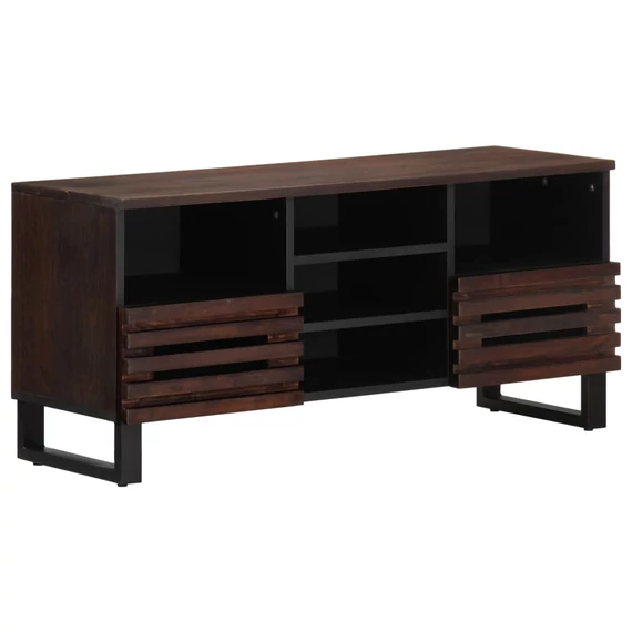VidaXL barna tömör mangófa TV-szekrény 100 x 34 x 46 cm
