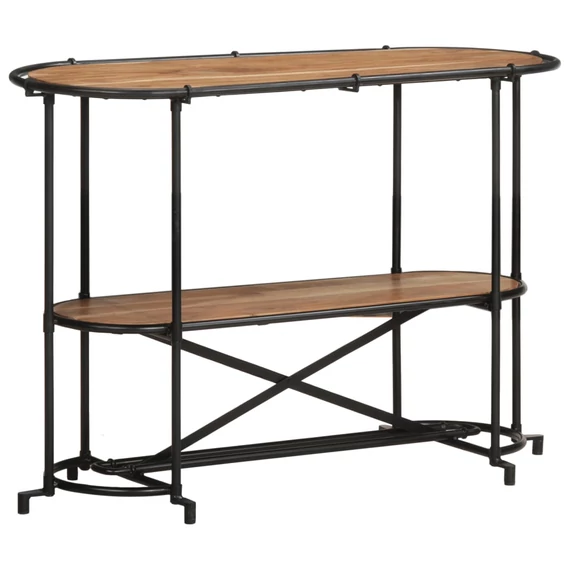 VidaXL tömör akácfa tálalóasztal 110 x 42 x 76 cm