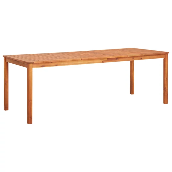 VidaXL tömör akácfa kerti asztal 215 x 90 x 74 cm