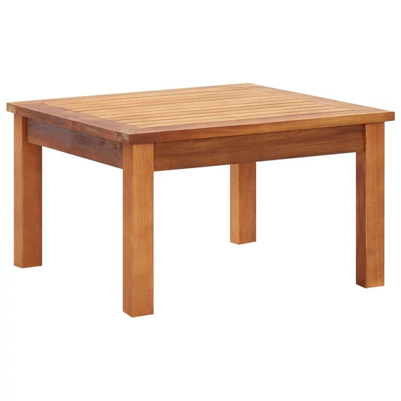 VidaXL tömör akácfa kerti dohányzóasztal 60 x 60 x 36 cm