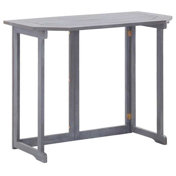 VidaXL tömör akácfa összecsukható erkélyasztal 90x50x74 cm