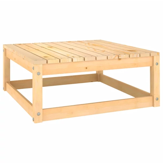 VidaXL tömör fenyőfa kerti lábtartó 70 x 70 x 30 cm