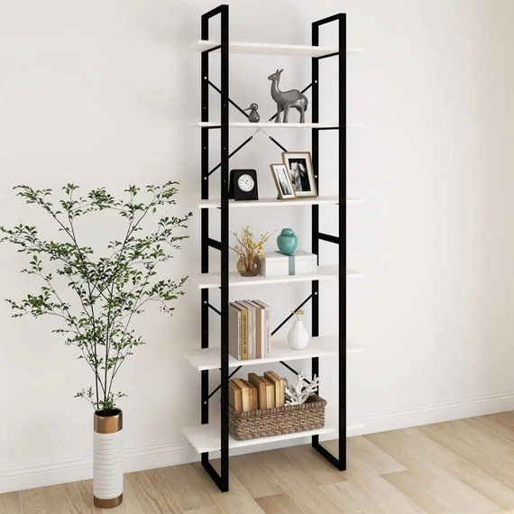 VidaXL fehér tömör fenyőfa magasszekrény 80 x 30 x 210 cm