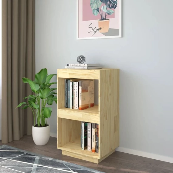 VidaXL tömör fenyőfa könyvszekrény 40 x 35 x 71 cm
