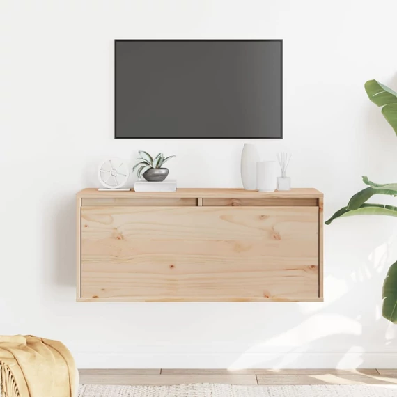 VidaXL tömör fenyőfa faliszekrény 80 x 30 x 35 cm