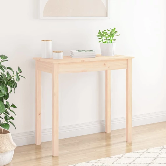 VidaXL tömör fenyőfa tálalóasztal 80 x 40 x 75 cm