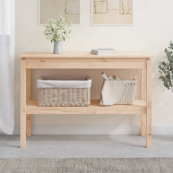 VidaXL tömör fenyőfa tálalóasztal 110 x 40 x 75 cm