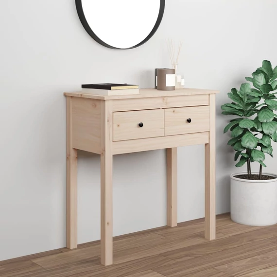 VidaXL tömör fenyőfa tálalóasztal 70 x 35 x 75 cm