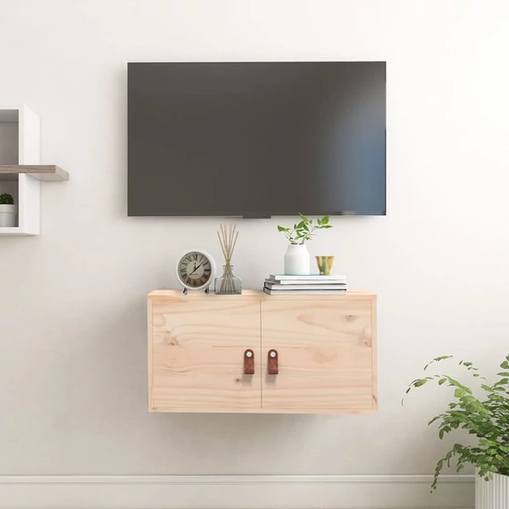 VidaXL tömör fenyőfa faliszekrény 60 x 30 x 30 cm