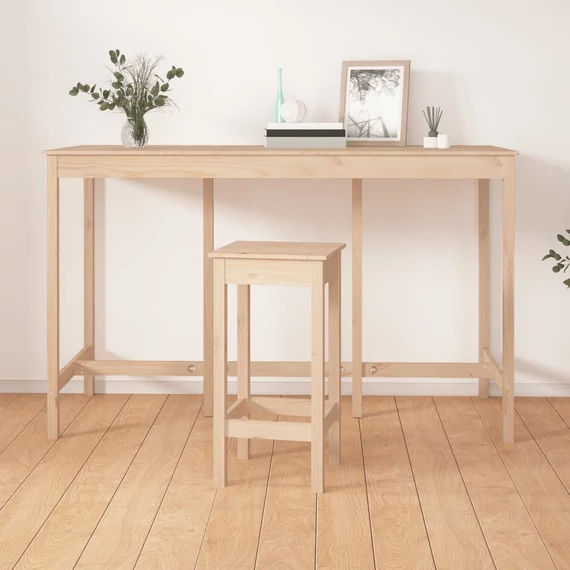 VidaXL tömör fenyőfa bárasztal 180 x 80 x 110 cm