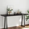 Sötétbarna kezelt tömör asztallap 160x60x(2-6) cm