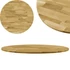 Kép 1/5 - VidaXL kerek tömör tölgyfa asztallap 23 mm 500 mm 
