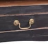 Kép 8/9 - VidaXL fekete tömör mahagóni fa TV-szekrény 120 x 30 x 40 cm