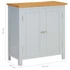 Kép 9/10 - VidaXL tömör tölgyfa konyhaszekrény 70 x 35 x 75 cm